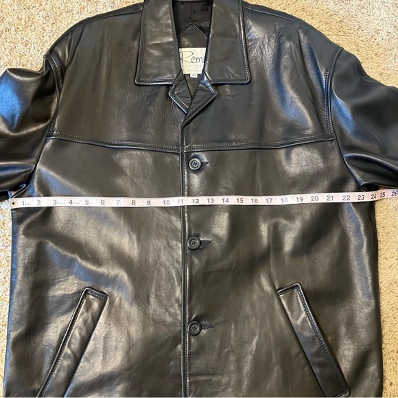 REMY Leather Jacket CLASSIC Black - Sz 42 Made in USA - Picture 14 of 16